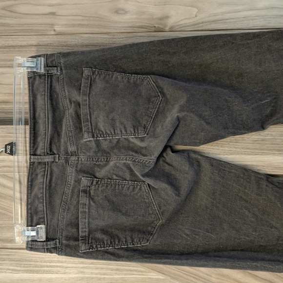 Ann Taylor Loft Curvy Sexy Boot Women's Size 0 Gray Corduroy Pants - Picture 3 of 8